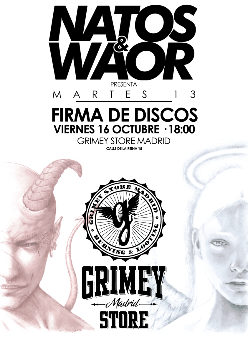 FIRMA DE DISCOS MARTES 13 – MADRID