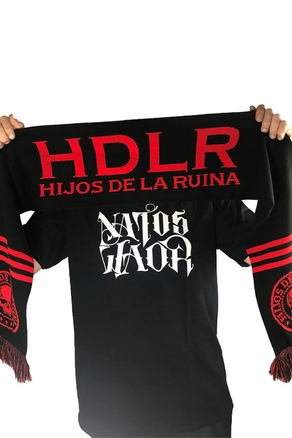 BUFANDA HDLR ROJO/NEGRO