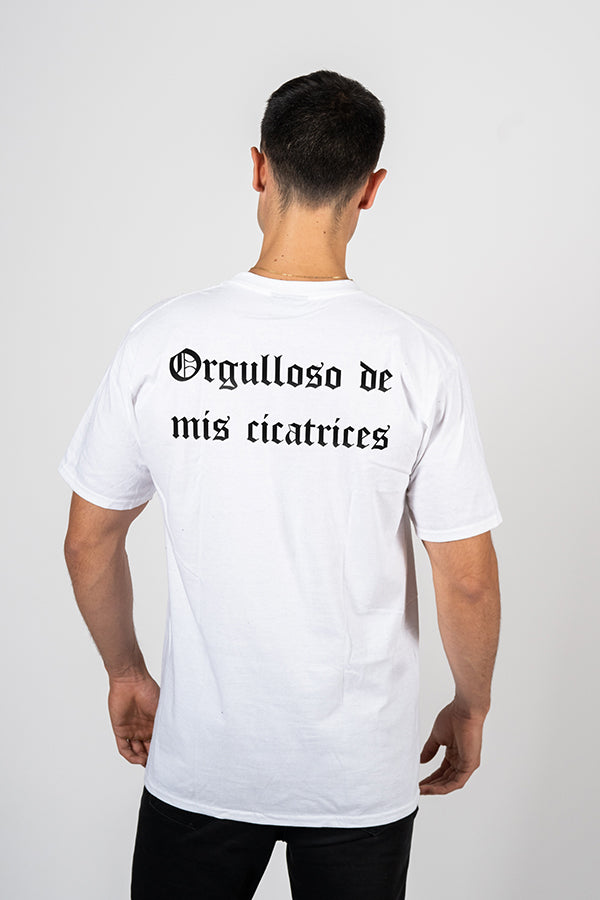 CAMISETA ORGULLOSO NEGRO/BLANCA