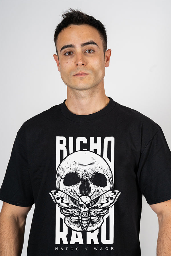 CAMISETA BICHO RARO BLANCO/NEGRA