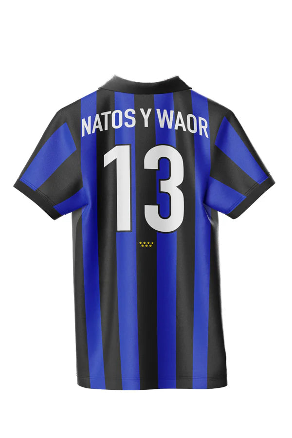 CAMISETA FÚTBOL PIRATAS AZUL/NEGRA